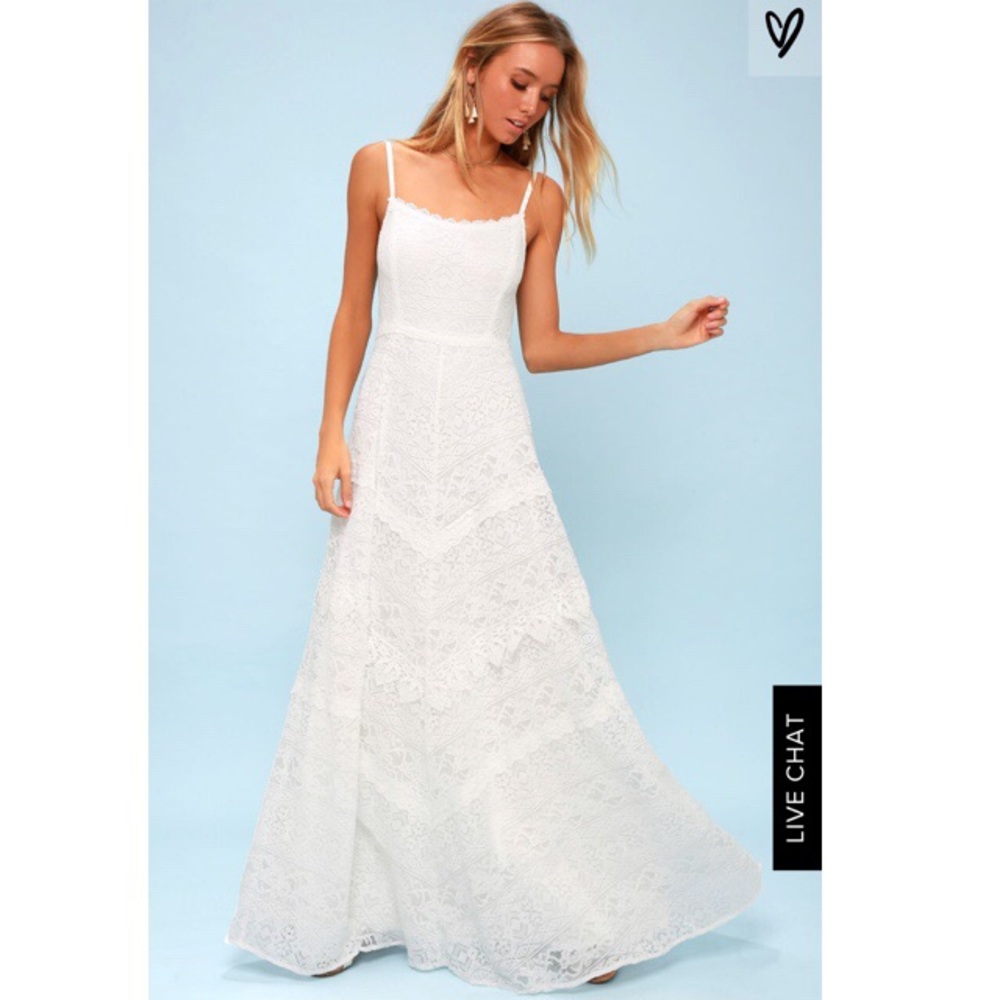 Lulus Faithfully Yours Maxi Dress